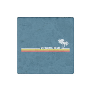 Clearwater Beach Florida Stone Magnet