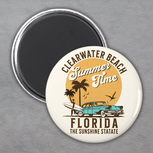 ClearWater Beach Florida Summer Time Magnet (Creator Uploaded)