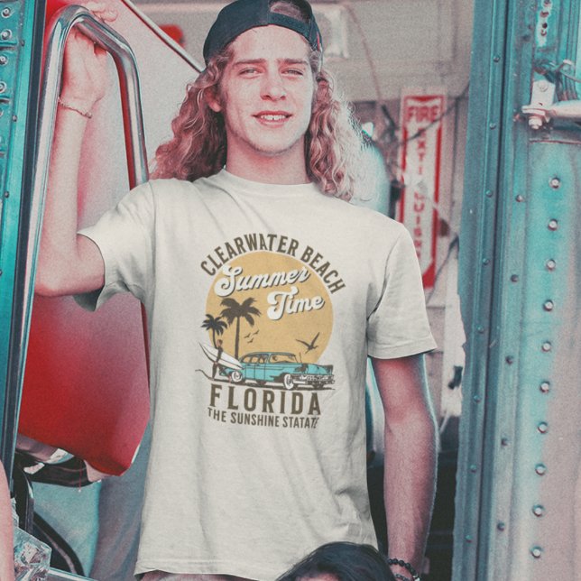 ClearWater Beach Florida Summer Time T-Shirt (Creator Uploaded)