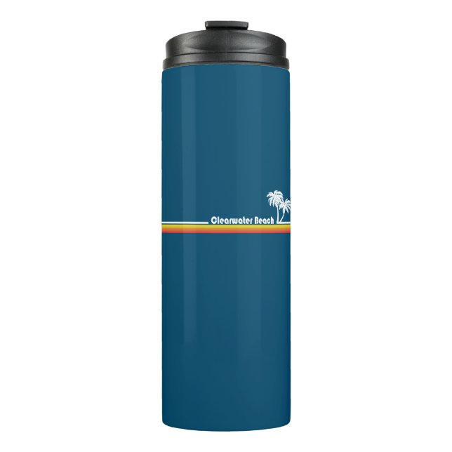 Clearwater Beach Florida Thermal Tumbler (Front)