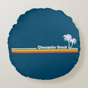 Clearwater Beach Florida Throw Pillow