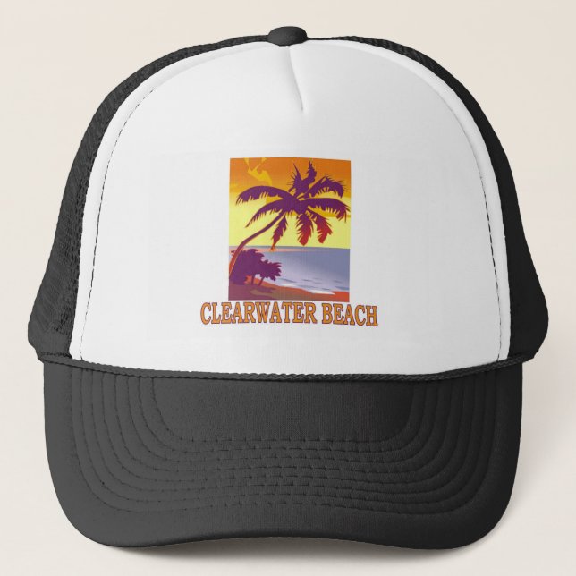Clearwater Beach, Florida Trucker Hat (Front)