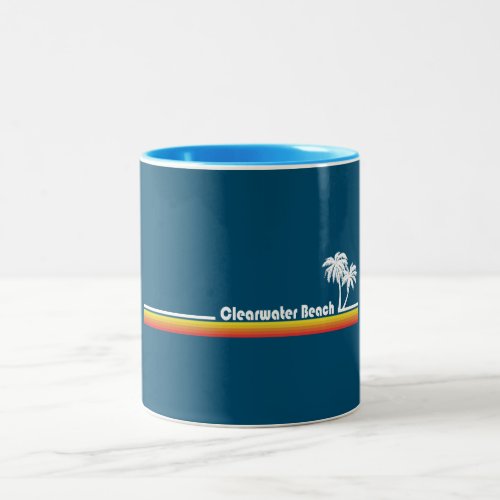 Clearwater Beach Florida Two_Tone Coffee Mug
