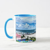 Clearwater Beach, Florida, vacation destination Mug (Left)