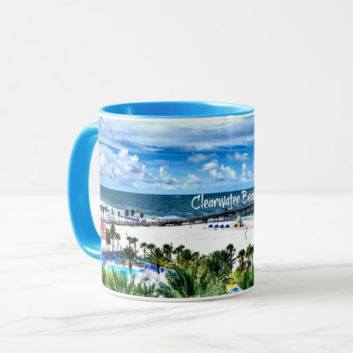 Clearwater Beach, Florida, vacation destination Mug Zazzle