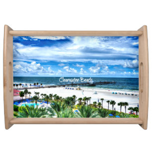 Clearwater Beach, Florida, vacation destination Serving Tray