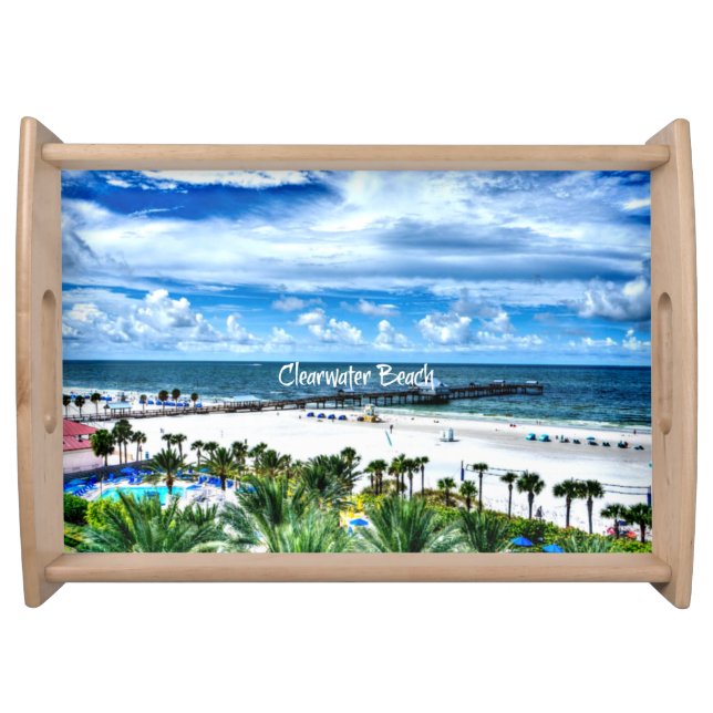 Clearwater Beach, Florida, vacation destination Serving Tray (Front)