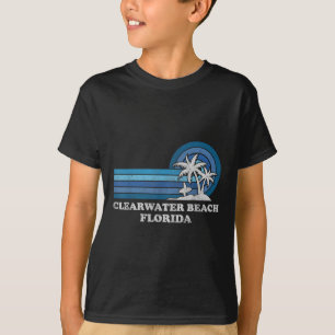 Clearwater Beach Florida Vintage Family Summer Vac T-Shirt