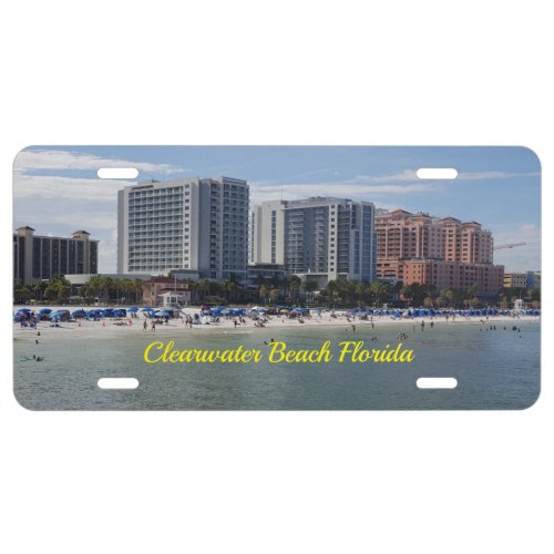 Clearwater Beach License Plate