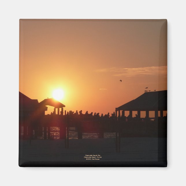 Clearwater Beach Pier Magnet (Front)