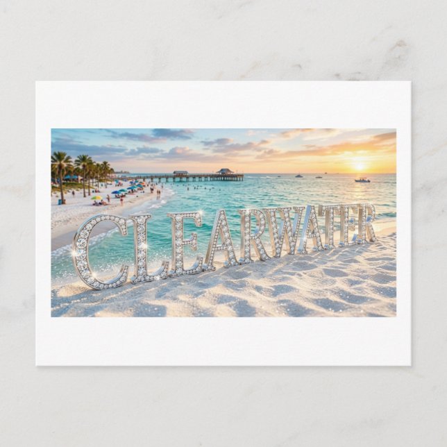 Clearwater Beach Postcard (Front)