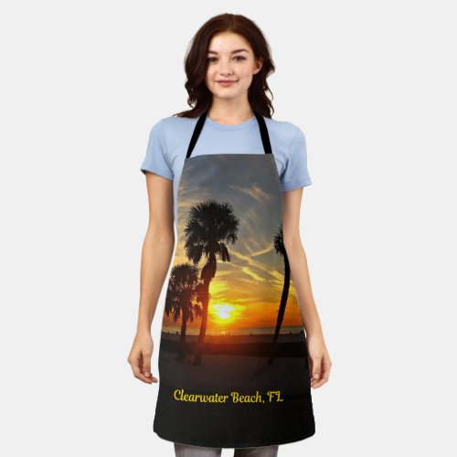 Clearwater Beach Sunset Apron
