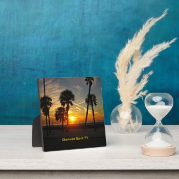 Clearwater Beach Sunset Plaque by RetirementGiftStore at Zazzle