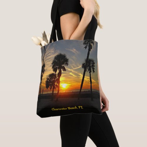 Clearwater Beach Sunset Tote Bag