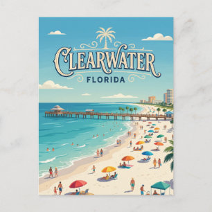 Clearwater Beach USA Postcard