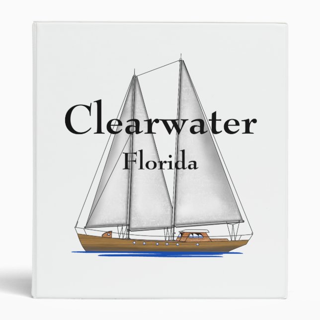Clearwater Florida 3 Ring Binder (Front)