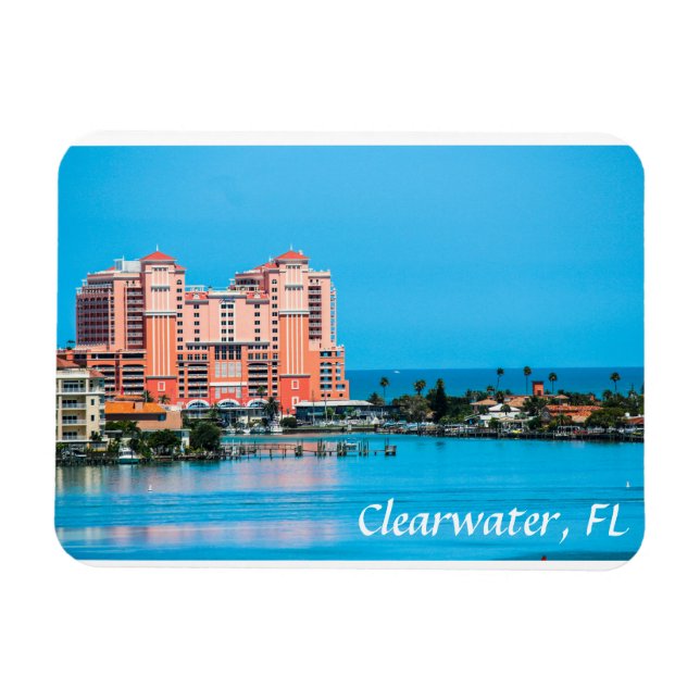 Clearwater Florida customized magnet (Horizontal)