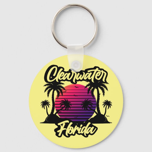 Clearwater Florida Keychain (Front)