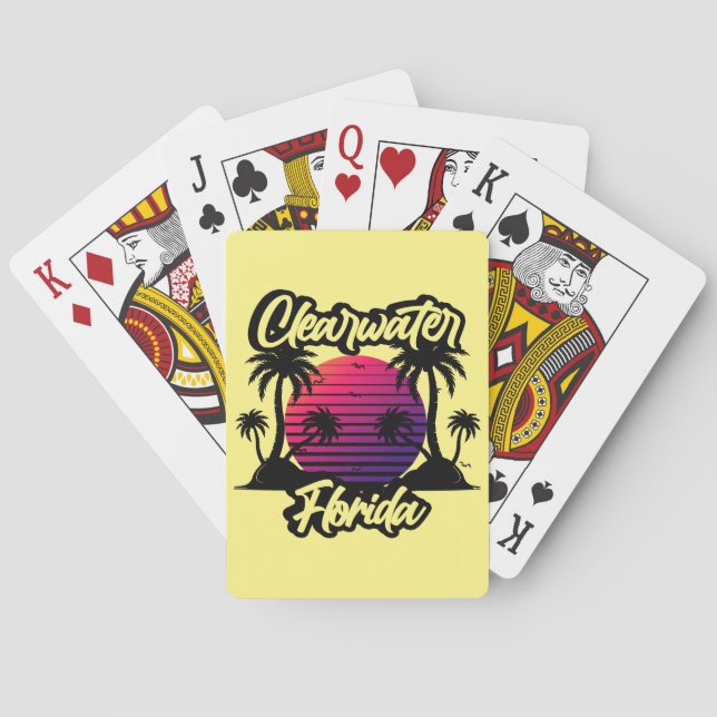 Clearwater Florida Poker Cards (Back)