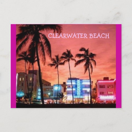 CLEARWATER FLORIDA POSTCARD