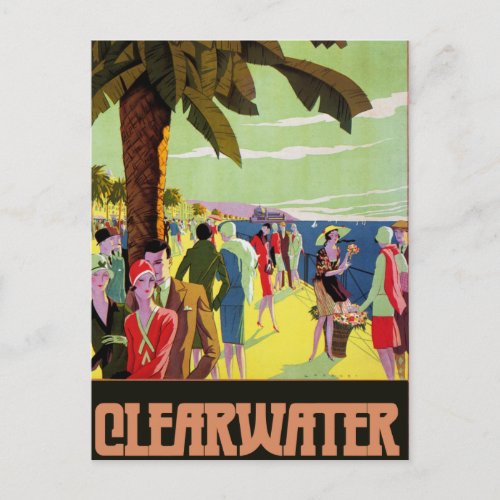 Clearwater Florida Postcard