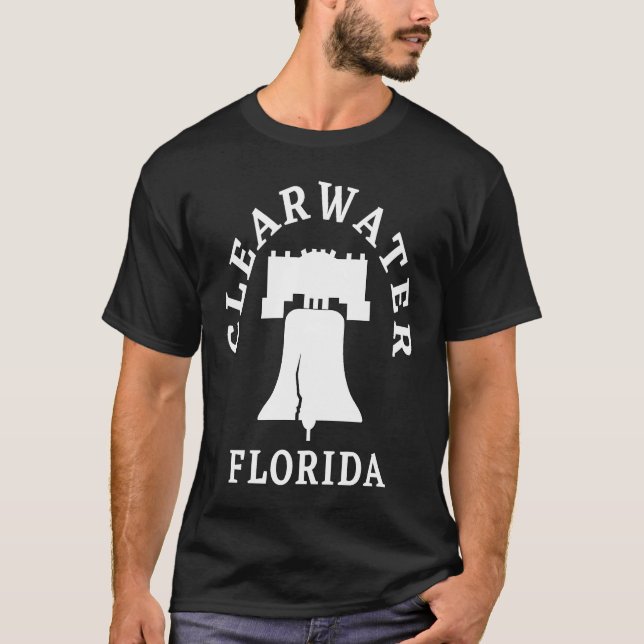 Clearwater Florida Vacation Philadelphia Liberty B T-Shirt (Front)