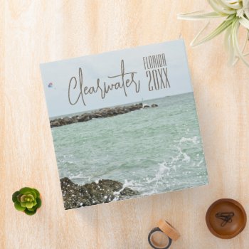 Clearwater Florida Vacation Photo Album 3 Ring Binder by machomedesigns at Zazzle