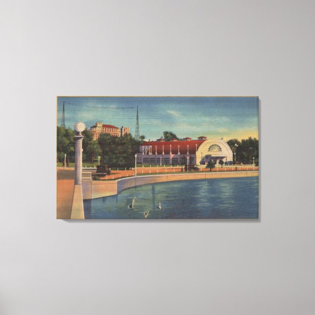 Clearwater, Florida - View of Municipal Canvas Print (Front)