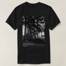 Clearwater Palm Trees B&W Picture Tee
