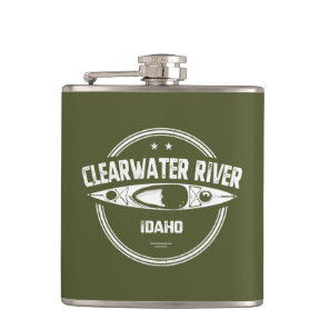 Clearwater River Idaho Kayaking Flask