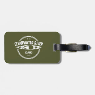 Clearwater River Idaho Kayaking Luggage Tag
