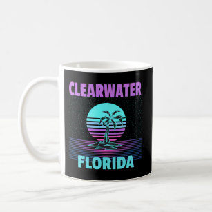 Clearwater Vacation Palm Tree Coffee Mug