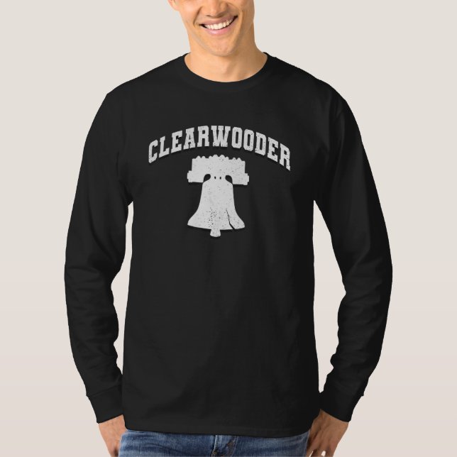 Clearwooder Clearwater Funny Philly T-Shirt (Front)