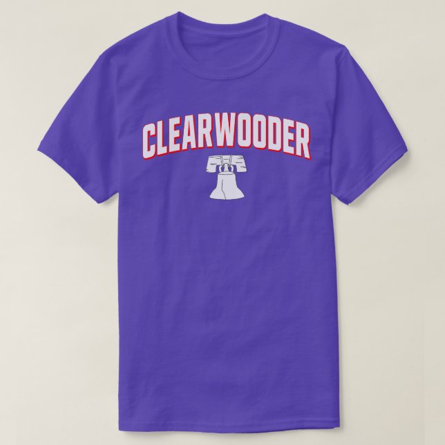 Clearwooder Philly Funny Baseball Clearwater FL S T-Shirt (Design Front)