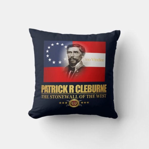 Cleburne Southern Patriot Throw Pillow