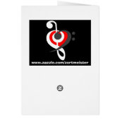 Clef Heart Card (Back)