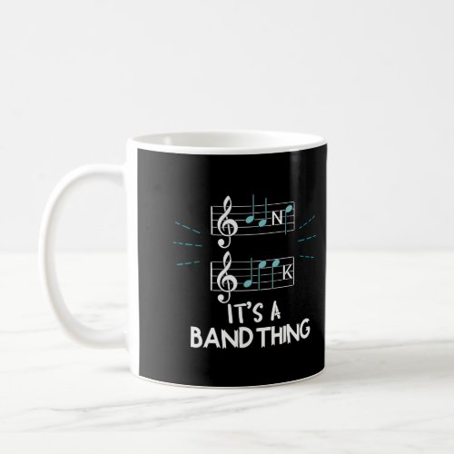 Clef ItS A Band Thing Notes Music Group Pun Hoodi Coffee Mug