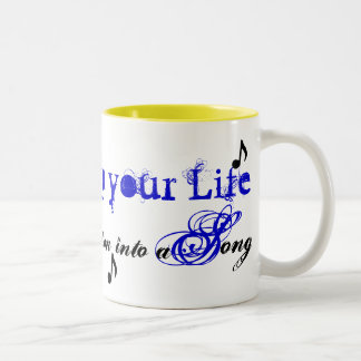 Clef-Music-Note, sing.. Two-Tone Coffee Mug
