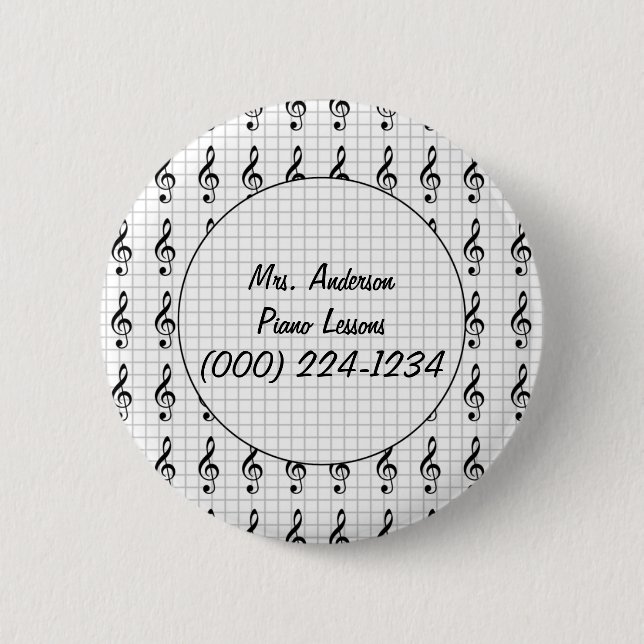 Clef Note Button (Front)