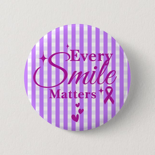 Cleft Lip and Palate Awareness Button (Front)