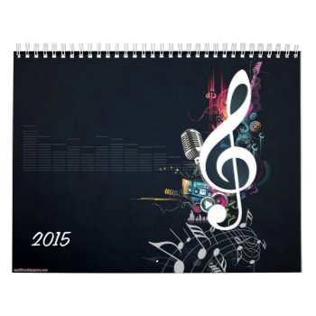 Cleft Note Calendar by tonigl at Zazzle