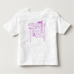Cleft Words Toddler T-shirt at Zazzle