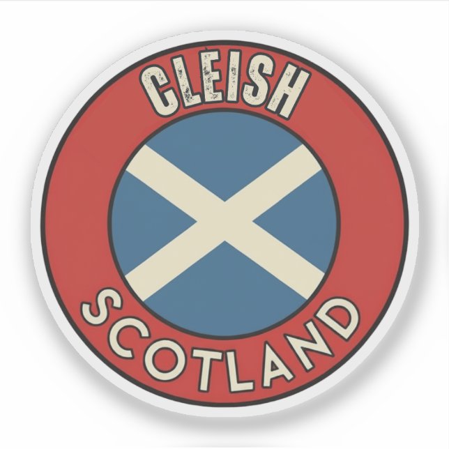 Cleish, Scotland Sticker (Front)