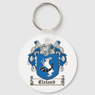 Cleland Family Crest Keychain