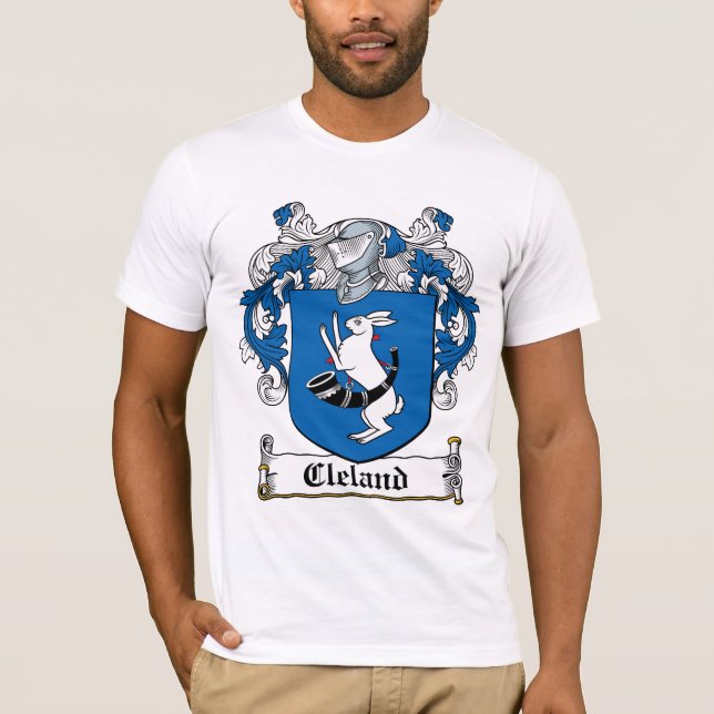 Cleland Family Crest T-Shirt (Front)