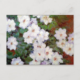 Clematis, 1887 painting by Monet, Postcard