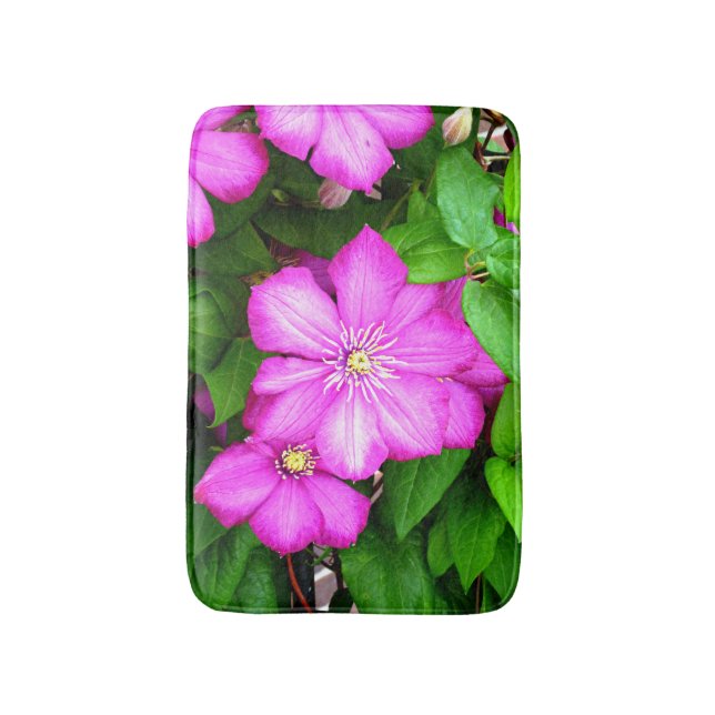 Clematis Bath Mat (Front Vertical)