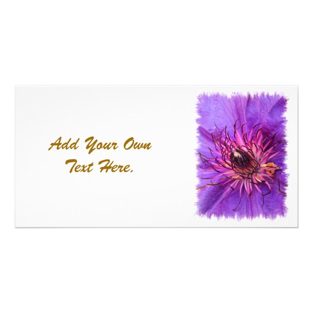 CLEMATIS CARD (Front)