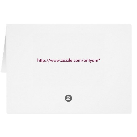 Clematis Card (Back Horizontal)