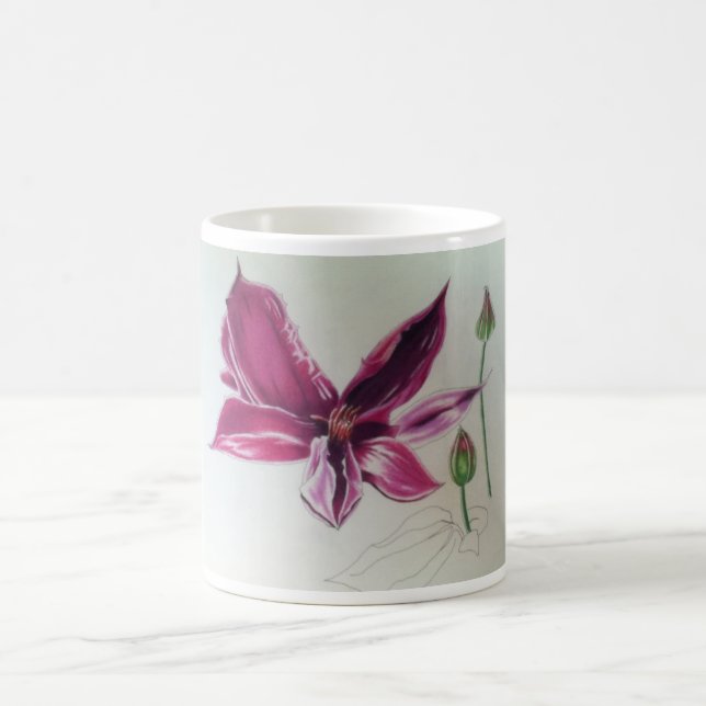 Clematis Coffee Mug (Center)
